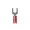 Panduit Fork Terminal, #6 Stud Size, 18 AWG, 600 V, Nylon Insulated, Red, 100 PK PN18-6FN-C - alternate 1